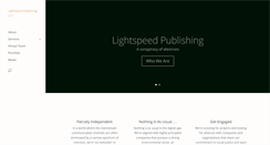 Desktop Screenshot of lightspeedpub.com
